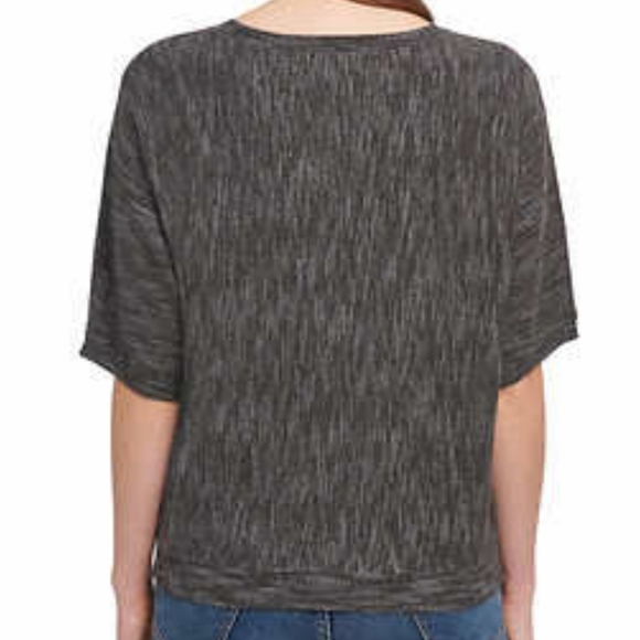 NWT DKNY JEANS Top Sweater Knit Navy Blue XXL - Picture 2 of 2